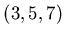 $\{ (x,y,z):~ (x-1)^2+ (y+1)^2 + (z-1)^2 =1\}$