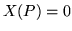 $X(U\cap V) =B(0)$