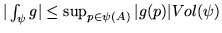 $h: D\subseteq {\bf R}^k \to A\subset {\bf R}^k$