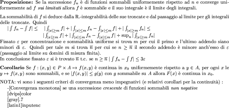 $\displaystyle{\lim_{R\to +\infty}\int_{\vert x\vert \geq R} \vert f(x)\vert dx +\int \vert f(x)\vert \wedge R dx=0}$